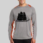 Long Sleeve Heather Colorblock Contender ™ Tee Thumbnail