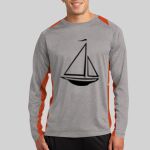 Long Sleeve Heather Colorblock Contender ™ Tee Thumbnail