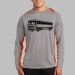 Long Sleeve Heather Colorblock Contender ™ Tee Thumbnail