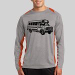 Long Sleeve Heather Colorblock Contender ™ Tee Thumbnail