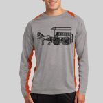 Long Sleeve Heather Colorblock Contender ™ Tee Thumbnail