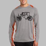 Long Sleeve Heather Colorblock Contender ™ Tee Thumbnail