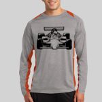 Long Sleeve Heather Colorblock Contender ™ Tee Thumbnail