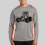 Long Sleeve Heather Colorblock Contender ™ Tee Thumbnail