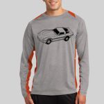 Long Sleeve Heather Colorblock Contender ™ Tee Thumbnail