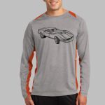 Long Sleeve Heather Colorblock Contender ™ Tee Thumbnail