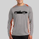 Long Sleeve Heather Colorblock Contender ™ Tee Thumbnail
