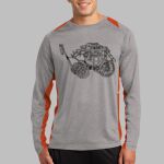 Long Sleeve Heather Colorblock Contender ™ Tee Thumbnail