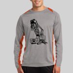 Long Sleeve Heather Colorblock Contender ™ Tee Thumbnail