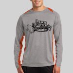 Long Sleeve Heather Colorblock Contender ™ Tee Thumbnail