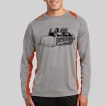 Long Sleeve Heather Colorblock Contender ™ Tee Thumbnail
