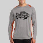 Long Sleeve Heather Colorblock Contender ™ Tee Thumbnail