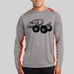 Long Sleeve Heather Colorblock Contender ™ Tee Thumbnail