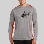 Long Sleeve Heather Colorblock Contender ™ Tee Thumbnail