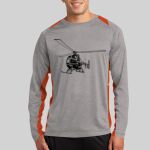 Long Sleeve Heather Colorblock Contender ™ Tee Thumbnail