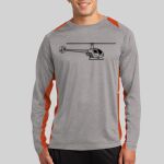 Long Sleeve Heather Colorblock Contender ™ Tee Thumbnail