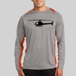 Long Sleeve Heather Colorblock Contender ™ Tee Thumbnail