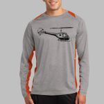 Long Sleeve Heather Colorblock Contender ™ Tee Thumbnail