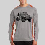 Long Sleeve Heather Colorblock Contender ™ Tee Thumbnail