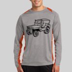 Long Sleeve Heather Colorblock Contender ™ Tee Thumbnail