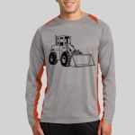 Long Sleeve Heather Colorblock Contender ™ Tee Thumbnail