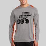 Long Sleeve Heather Colorblock Contender ™ Tee Thumbnail