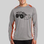 Long Sleeve Heather Colorblock Contender ™ Tee Thumbnail