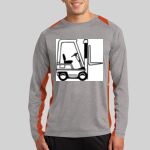 Long Sleeve Heather Colorblock Contender ™ Tee Thumbnail
