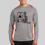 Long Sleeve Heather Colorblock Contender ™ Tee Thumbnail