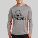 Long Sleeve Heather Colorblock Contender ™ Tee Thumbnail