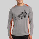 Long Sleeve Heather Colorblock Contender ™ Tee Thumbnail