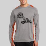 Long Sleeve Heather Colorblock Contender ™ Tee Thumbnail