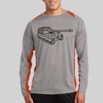 Long Sleeve Heather Colorblock Contender ™ Tee Thumbnail