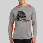 Long Sleeve Heather Colorblock Contender ™ Tee Thumbnail