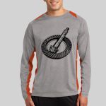 Long Sleeve Heather Colorblock Contender ™ Tee Thumbnail