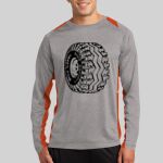 Long Sleeve Heather Colorblock Contender ™ Tee Thumbnail