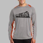 Long Sleeve Heather Colorblock Contender ™ Tee Thumbnail