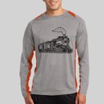 Long Sleeve Heather Colorblock Contender ™ Tee Thumbnail