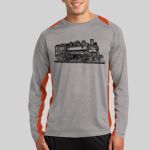 Long Sleeve Heather Colorblock Contender ™ Tee Thumbnail