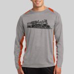 Long Sleeve Heather Colorblock Contender ™ Tee Thumbnail