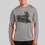 Long Sleeve Heather Colorblock Contender ™ Tee Thumbnail