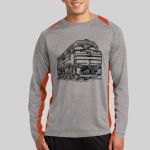 Long Sleeve Heather Colorblock Contender ™ Tee Thumbnail