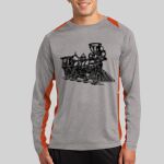 Long Sleeve Heather Colorblock Contender ™ Tee Thumbnail