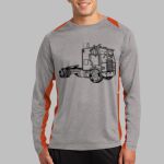 Long Sleeve Heather Colorblock Contender ™ Tee Thumbnail