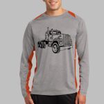 Long Sleeve Heather Colorblock Contender ™ Tee Thumbnail
