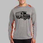 Long Sleeve Heather Colorblock Contender ™ Tee Thumbnail