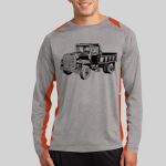 Long Sleeve Heather Colorblock Contender ™ Tee Thumbnail