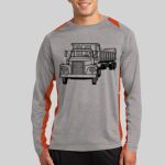 Long Sleeve Heather Colorblock Contender ™ Tee Thumbnail