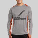 Long Sleeve Heather Colorblock Contender ™ Tee Thumbnail
