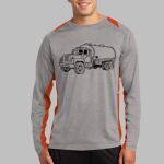 Long Sleeve Heather Colorblock Contender ™ Tee Thumbnail